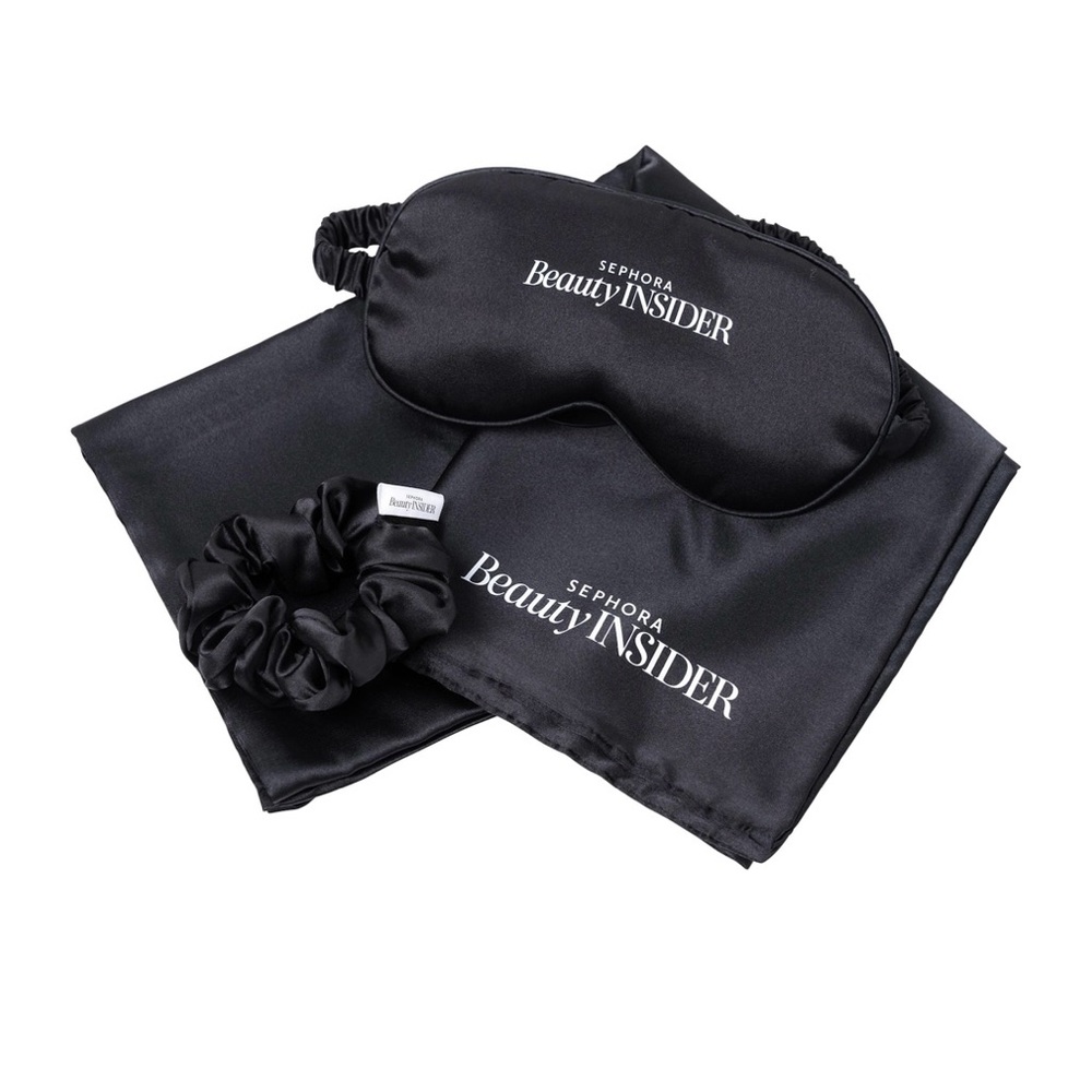 Sephora Black Satin Sleep Essentials Set